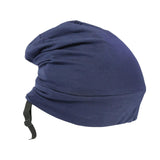 Maxbell Bonnet Sleep Caps Hair Cover wrap Protection for Daily Life and Sleep Navy Blue