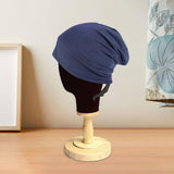 Maxbell Bonnet Sleep Caps Hair Cover wrap Protection for Daily Life and Sleep Navy Blue