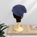 Maxbell Bonnet Sleep Caps Hair Cover wrap Protection for Daily Life and Sleep Navy Blue