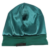 Maxbell Bonnet Sleep Caps Hair Cover wrap Protection for Daily Life and Sleep Dark Green