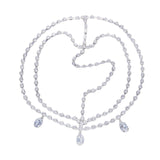 Maxbell Rhinestone Head Chain for Women Boho Hair Accessories Headpiece Layered