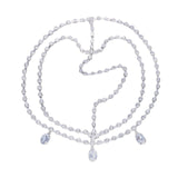 Maxbell Rhinestone Head Chain for Women Boho Hair Accessories Headpiece Layered