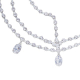 Maxbell Rhinestone Head Chain for Women Boho Hair Accessories Headpiece Layered