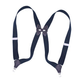 Maxbell Men Women Suspenders Y Shaped Adjustable Elastic Straps Heavy Duty Back Belt Black Brown