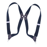 Maxbell Men Women Suspenders Y Shaped Adjustable Elastic Straps Heavy Duty Back Belt Black Brown