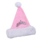 Maxbell Santa Hat Women Warm Comfortable Beanie Cap Reusable for New Year Cosplay