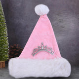 Maxbell Santa Hat Women Warm Comfortable Beanie Cap Reusable for New Year Cosplay