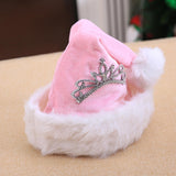 Maxbell Santa Hat Women Warm Comfortable Beanie Cap Reusable for New Year Cosplay