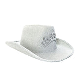 Maxbell Cowboy Hat Western Style Cap Travel Dress Clothing Beach Party White