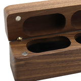 Maxbell Premium Wooden Rings Box Portable Couple Rings Holder for Proposal Ceremony