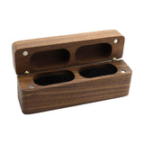 Maxbell Premium Wooden Rings Box Portable Couple Rings Holder for Proposal Ceremony