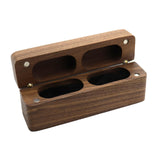 Maxbell Premium Wooden Rings Box Portable Couple Rings Holder for Proposal Ceremony