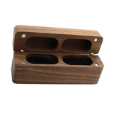 Maxbell Premium Wooden Rings Box Portable Couple Rings Holder for Proposal Ceremony