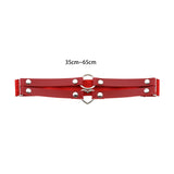 Maxbell Elastic Leg Garter Belt Fashion Gifts Ladies Punk for Birthday Party Cosplay Red