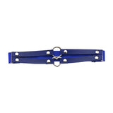 Maxbell Elastic Leg Garter Belt Fashion Gifts Ladies Punk for Birthday Party Cosplay Blue