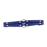 Maxbell Elastic Leg Garter Belt Fashion Gifts Ladies Punk for Birthday Party Cosplay Blue