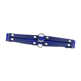 Maxbell Elastic Leg Garter Belt Fashion Gifts Ladies Punk for Birthday Party Cosplay Blue