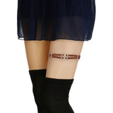 Maxbell Elastic Leg Garter Belt Fashion Gifts Ladies Punk for Birthday Party Cosplay Coffee