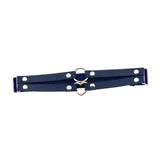 Maxbell Elastic Leg Garter Belt Fashion Gifts Ladies Punk for Birthday Party Cosplay Dark Blue