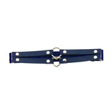 Maxbell Elastic Leg Garter Belt Fashion Gifts Ladies Punk for Birthday Party Cosplay Dark Blue