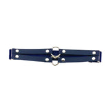 Maxbell Elastic Leg Garter Belt Fashion Gifts Ladies Punk for Birthday Party Cosplay Dark Blue