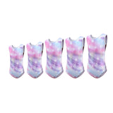 Maxbell Colorful Gymnastics Leotards Practice Outfits for Children 5-14 Years Teens Size 6