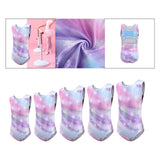 Maxbell Colorful Gymnastics Leotards Practice Outfits for Children 5-14 Years Teens Size 6