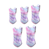 Maxbell Colorful Gymnastics Leotards Practice Outfits for Children 5-14 Years Teens Size 6