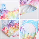 Maxbell Leotards for Girls Rhythmic Gymnastics Colorful for Toddler Dancing Child 6 Yards