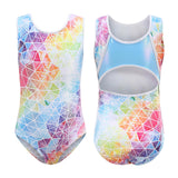 Maxbell Leotards for Girls Rhythmic Gymnastics Colorful for Toddler Dancing Child 14 Yards
