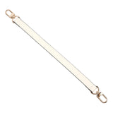 Maxbell Shoulder Bag Strap Handle Replacement Lobster Clasp Supplies Accessories White
