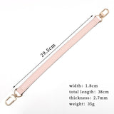 Maxbell Shoulder Bag Strap Handle Replacement Lobster Clasp Supplies Accessories Pink