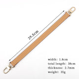 Maxbell Shoulder Bag Strap Handle Replacement Lobster Clasp Supplies Accessories Khaki