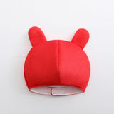 Maxbell Lovely Rabbit Hat Cosplay Headband Warm Festival Role Play Costume Headgear Red