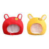 Maxbell Lovely Rabbit Hat Cosplay Headband Warm Festival Role Play Costume Headgear Red