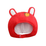 Maxbell Lovely Rabbit Hat Cosplay Headband Warm Festival Role Play Costume Headgear Red