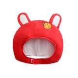 Maxbell Lovely Rabbit Hat Cosplay Headband Warm Festival Role Play Costume Headgear Red