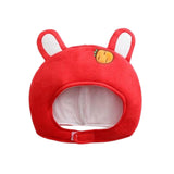 Maxbell Lovely Rabbit Hat Cosplay Headband Warm Festival Role Play Costume Headgear Red