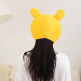 Maxbell Lovely Rabbit Hat Cosplay Headband Warm Festival Role Play Costume Headgear Yellow