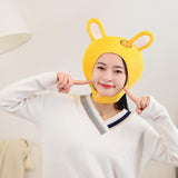 Maxbell Lovely Rabbit Hat Cosplay Headband Warm Festival Role Play Costume Headgear Yellow