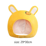 Maxbell Lovely Rabbit Hat Cosplay Headband Warm Festival Role Play Costume Headgear Yellow