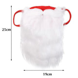 Maxbell Santa Claus Beard Cover Hat Supplies Costume for Christmas Cosplay Party