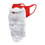 Maxbell Santa Claus Beard Cover Hat Supplies Costume for Christmas Cosplay Party