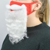 Maxbell Santa Claus Mask Hat Eyebrow Reusable Classic for Women Men Decorations Xmas