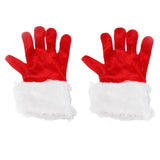 Maxbell Christmas Hat Eyebrow Gloves Accessories Dress up Women Men Costume Funny