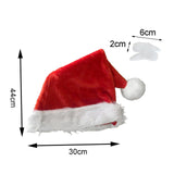 Maxbell Santa Claus Hat Large Warm Winter Cap for Men Women Cosplay Holiday