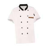 Maxbell Unisex Chef Coat Workwear Chef Jacket for Food Service Catering Restaurant M White