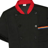 Maxbell Unisex Chef Coat Workwear Chef Jacket for Food Service Catering Restaurant XL Black