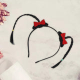 Maxbell Creative Small Braid Headband Decor Hairband for Carnival Birthday Halloween StyleC