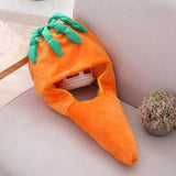 Maxbell Soft Carrot Hat Party Hats Stuffed Toy Headdress Cartoon Cosplay Headwear